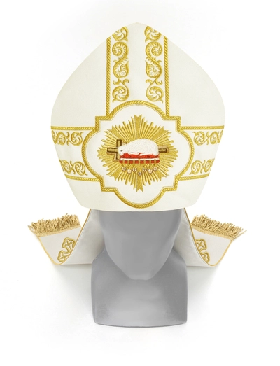 Mitra für die Osterzeit Das Lamm Gottes