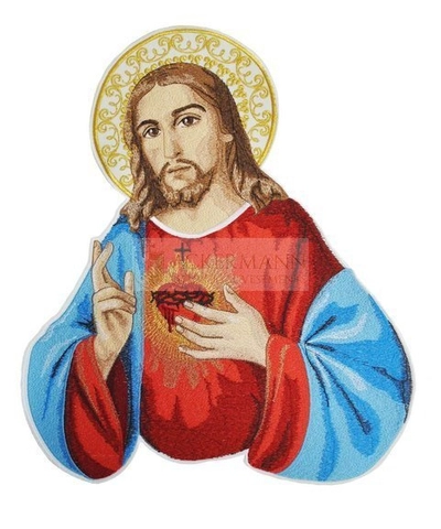 Gestickte Applikation