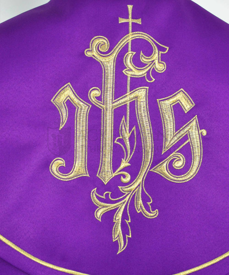 Gotische Rauchmantel mit Stola 023