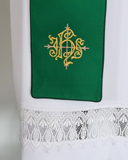 Gotische Dalmatik IHS Kreuze