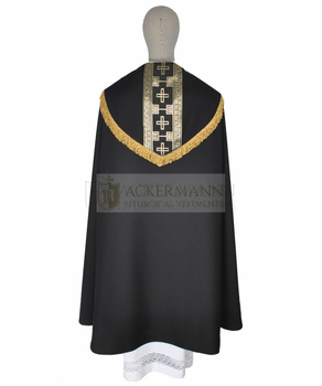 Gotische Rauchmantel mit Stola 017