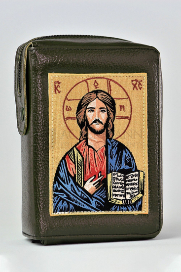 Cover für die Bibel mit Stickerei