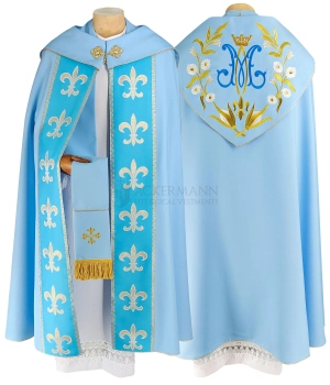 Marianische Rauchmantel mit Stola 086