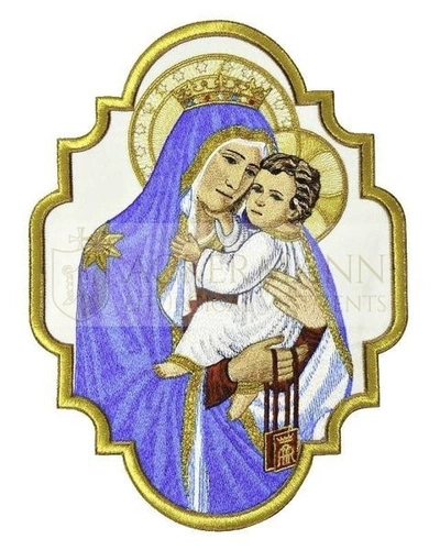 Gestickte Applikation