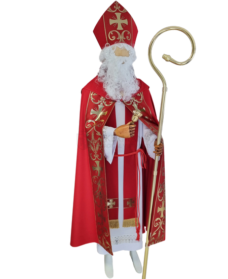 Nikolaus-gewand Kostüm Sankt Nikolaus (Kleidung des echten Hl. Nikolaus) SC7