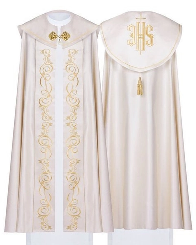 Gotische Rauchmantel mit Stola 032