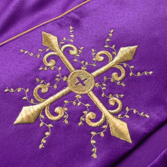 Gotische Rauchmantel mit Stola 024