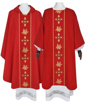 Kasel und Dalmatik-Set für Palmsonntag und Karfreitag