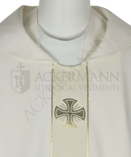 Set von Gotische Rauchmantel und Gotische Kasel "Malteserkreuze" #104