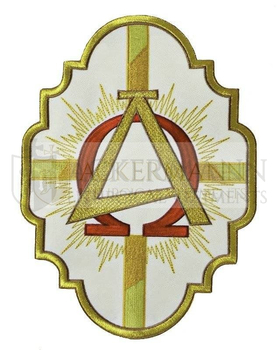 Gestickte Applikation