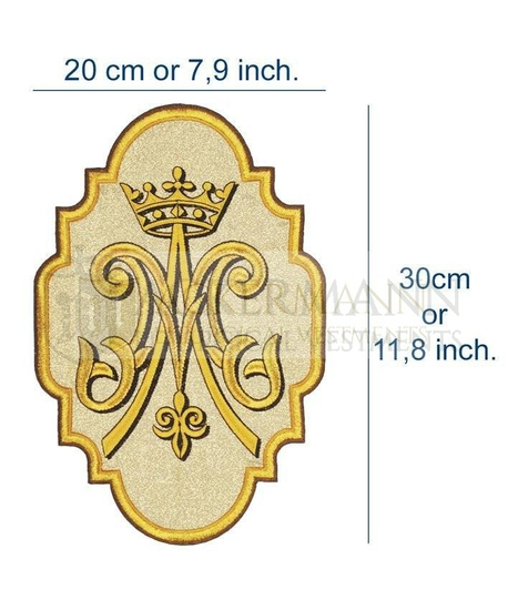 Gestickte Applikation