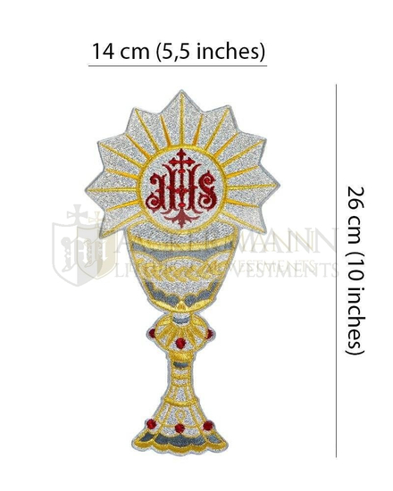 Gestickte Applikation