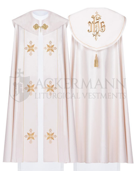 Gotische Rauchmantel mit Stola 023