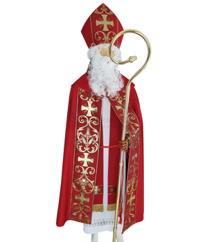 Nikolaus-gewand Kostüm Sankt Nikolaus (Kleidung des echten Hl. Nikolaus) SC7
