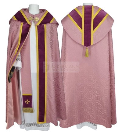 Gotische Rauchmantel mit Stola 