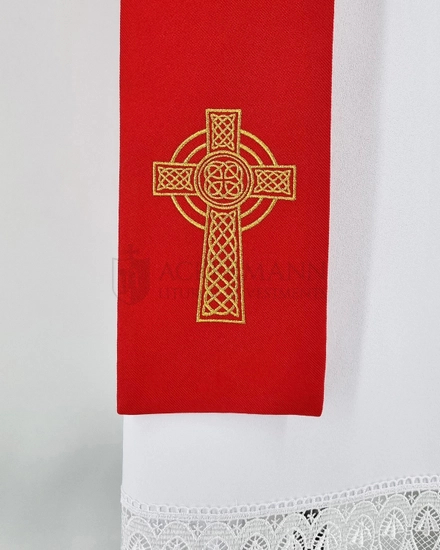 Gotische Dalmatik mit Keltischem Kreuz, Keltenkreuz