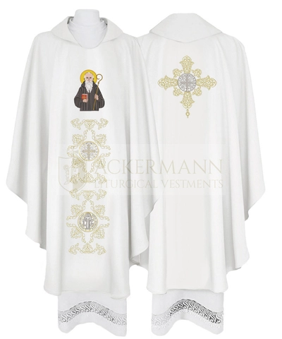 Gotische Kasel Heiliger Benedikt