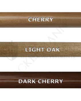 Flag pole with brass church ornament Marian v3