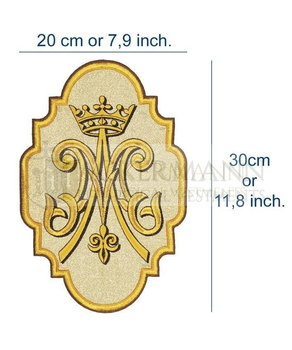 Gestickte Applikation