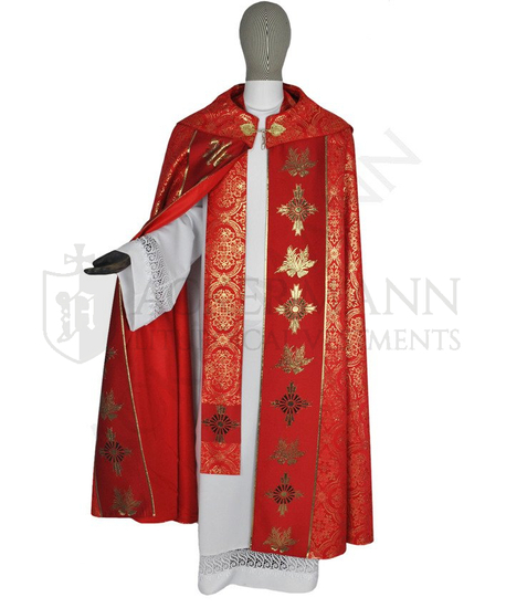 Gotische Rauchmantel mit Stola 021