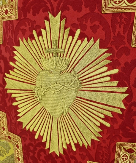 Römische Kasel Heiliges Herz