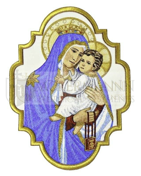 Gestickte Applikation