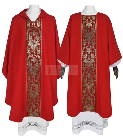 Kasel und Dalmatik-Set für Palmsonntag und Karfreitag