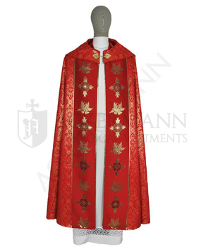 Gotische Rauchmantel mit Stola 021