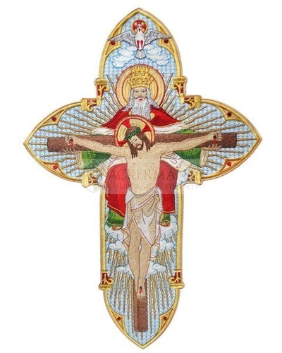 Gestickte Applikation