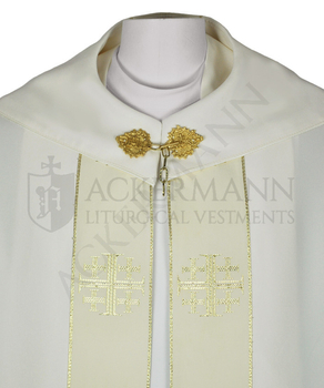 Gotische Rauchmantel mit Stola und mitra103