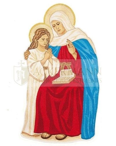 Gestickte Applikation