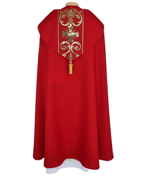 Gotische Rauchmantel mit Stola 027