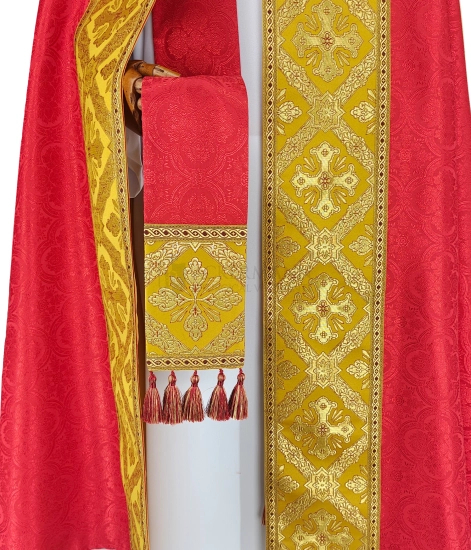 Gotische Rauchmantel mit Stola