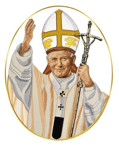 Gestickte Applikation