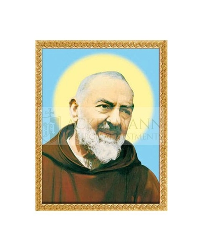 Bild auf dem Stoff "St. Father Pio "