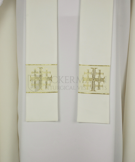 Gotische Rauchmantel mit Stola 103