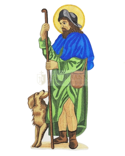 Gestickte Applikation