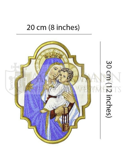 Gestickte Applikation