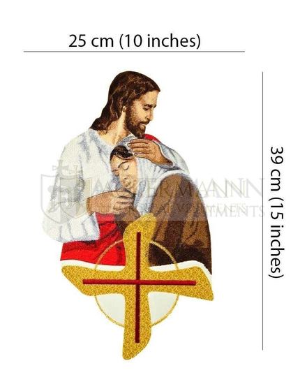 Gestickte Applikation