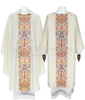 Set von Gotische Kasel und Gotische Dalmatik