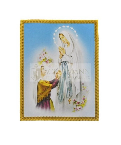 Bild auf dem Stoff  "Madonna di Lourdes"