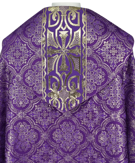 Gotische Rauchmantel mit Stola 008