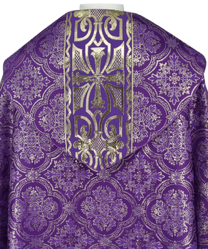 Gotische Rauchmantel mit Stola 008