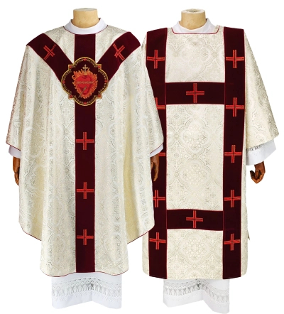 Set von Kasel und Dalmatik #6491