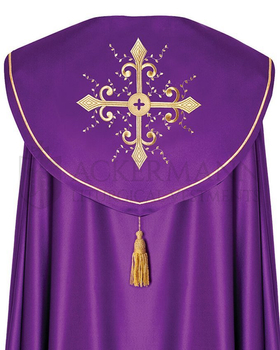 Gotische Rauchmantel mit Stola 024