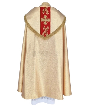 Gotische Rauchmantel mit Stola 006