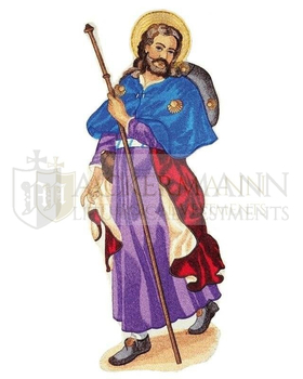 Gestickte Applikation