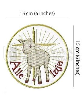 Gestickte Applikation