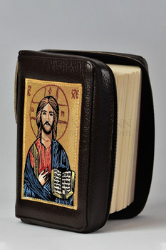 Cover für die Bibel mit Stickerei