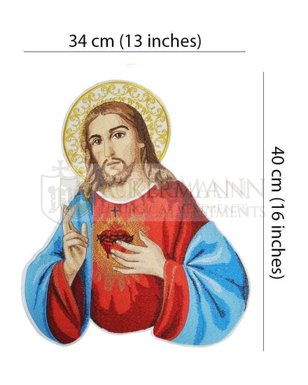 Gestickte Applikation